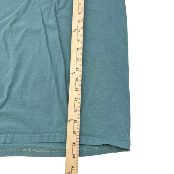 Chicken Shirt Graphic Tee Men's size Large Blue - Picture 4 of 6